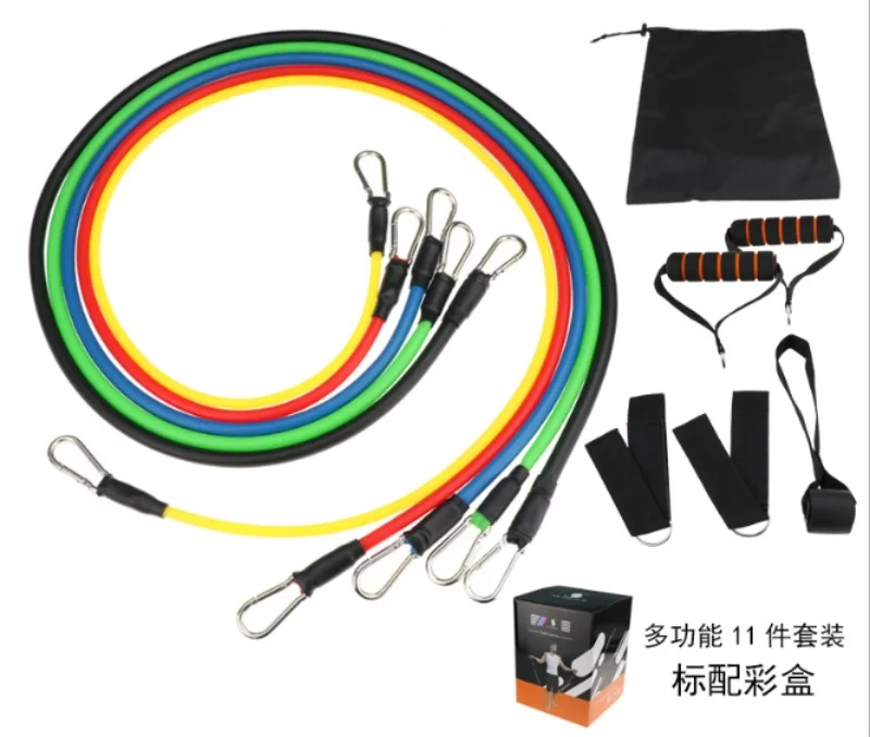 Набор эластичных лент для фитнеса из латекса 8 форм 11 шт./50 комплектов|Грелки рук| |