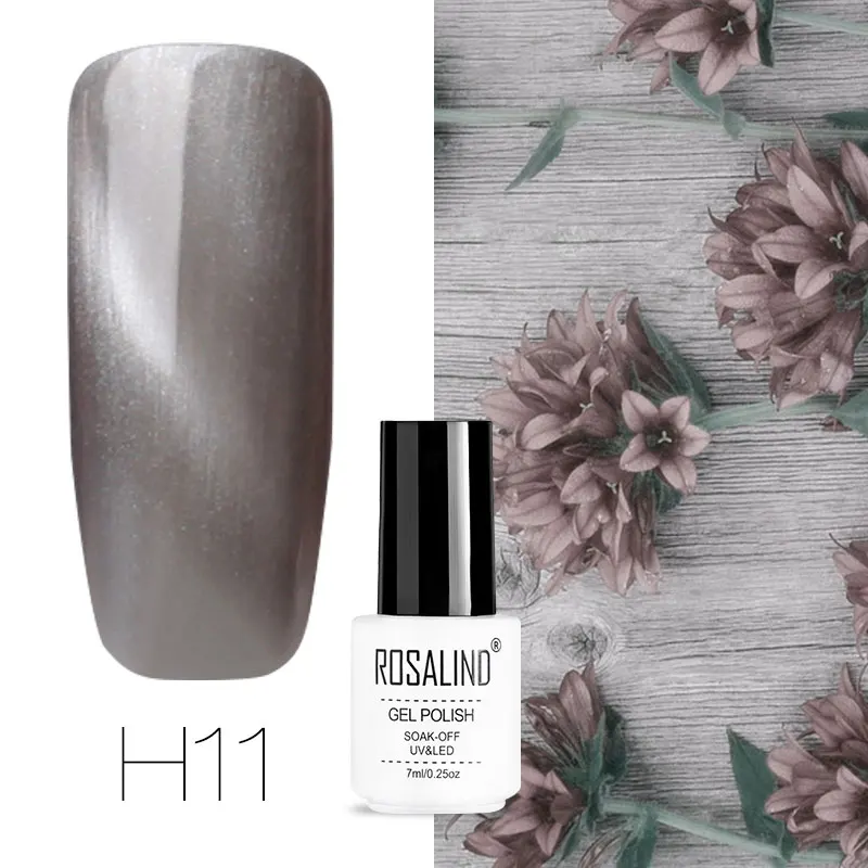 H11 ROSALIND Гель-лак для ногтей гибридные Лаки Все для маникюра ногтей искусство Полупостоянный УФ светодиодный Гель-лак дизайн ногтей базовое верхнее покрытие - Цвет: H11