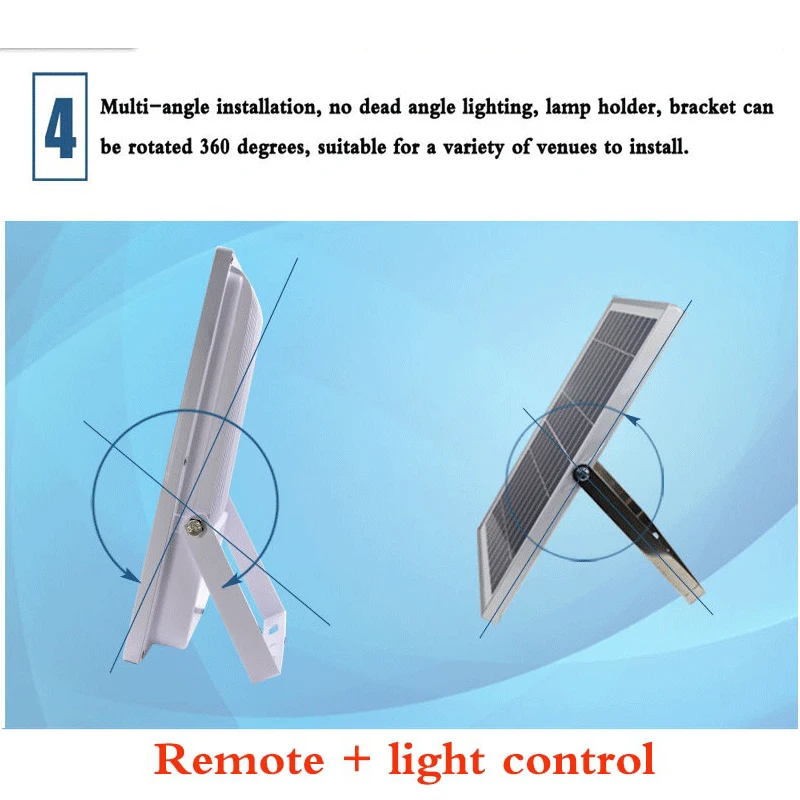 Инфракрасный пульт дистанционного управления Солнечный прожектор 50 Вт/100 Вт парк