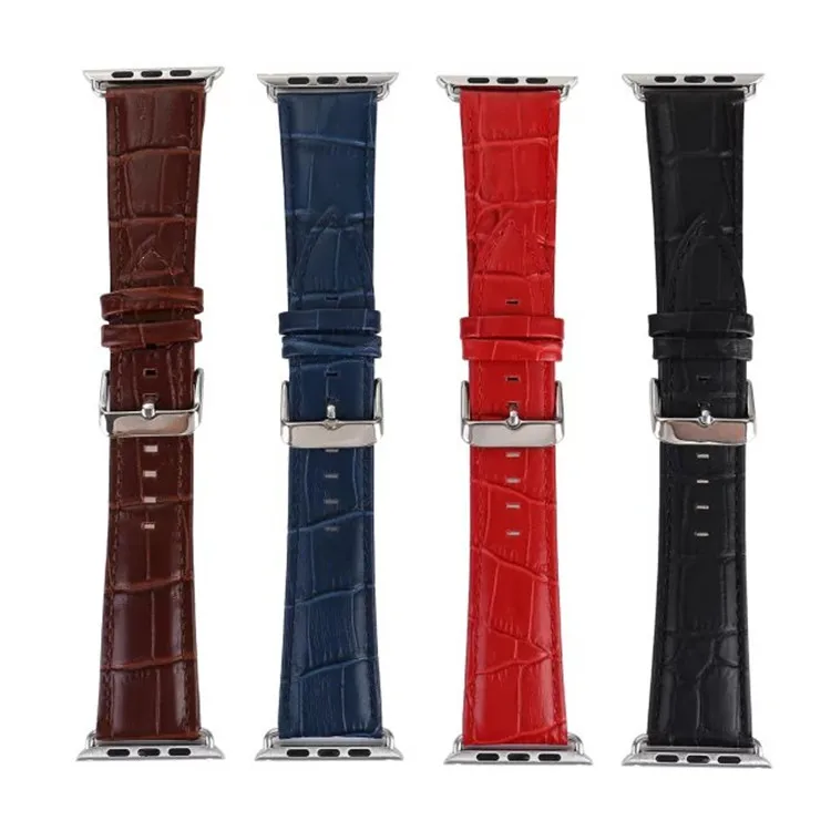 Ремешок для часов из натуральной крокодиловой кожи Apple Watch Series 2/1 38 мм 42 сменный