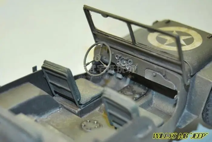 Вторая мировая война джип Willys3D Бумажная модель сделай сам