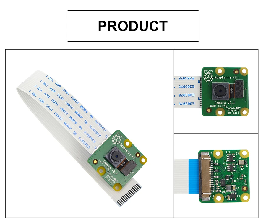 Официальная RaspberryPi камера V2 модуль с sony IMX219 светильник чувствительные чипы 8MP пикселей 1080P видео Поддержка Raspberry Pi 3b+/PI4