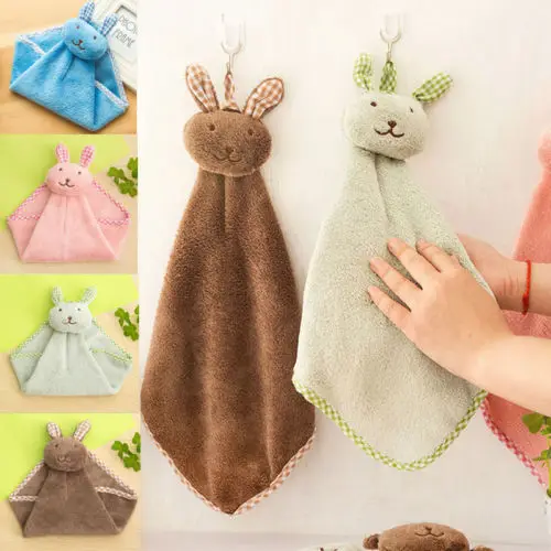 Очаровательны Кухня мультфильм животных висит ткань из мягкого плюша Кухонные