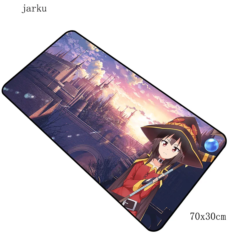 Megumin коврик для мыши 700x300x3 мм компьютерная мышь игровой мат красивый геймпад геймер подарок игровой коврик для мыши офисный коврик для мыши
