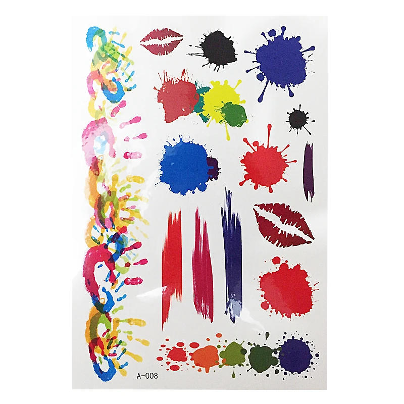 Temporary Waterproof Tattoo Stickers Inks Flash Graffiti Tatoo Art for Festival | Красота и здоровье