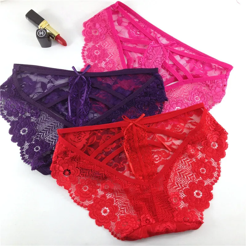 Jian Peng Seamless Lace Sexy Net Yarn Panties Low waist within Temptation Underwear Women Embroidery Transparent | Женская одежда