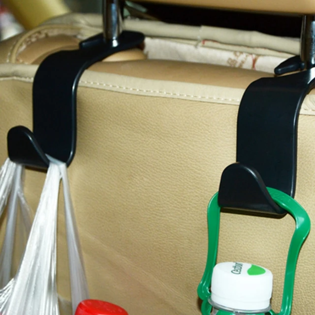 Universal Auto SUV Rücksitz Kopfstütze Aufhänger Lagerung Haken Für  Lebensmittel Tasche Handtasche für auto zubehör
