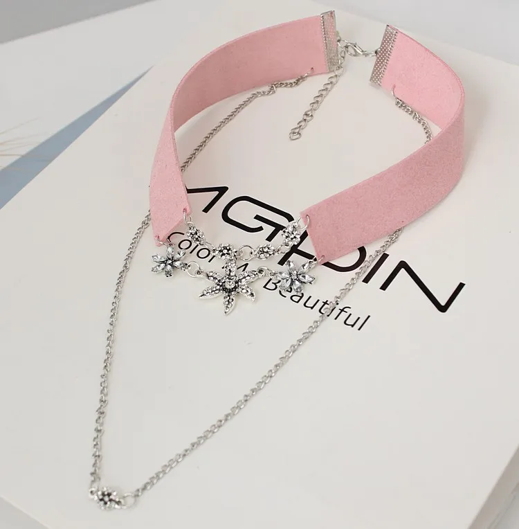 Новинка 2017 импортные товары распродажа широкий чёрный бархатный ожерелье