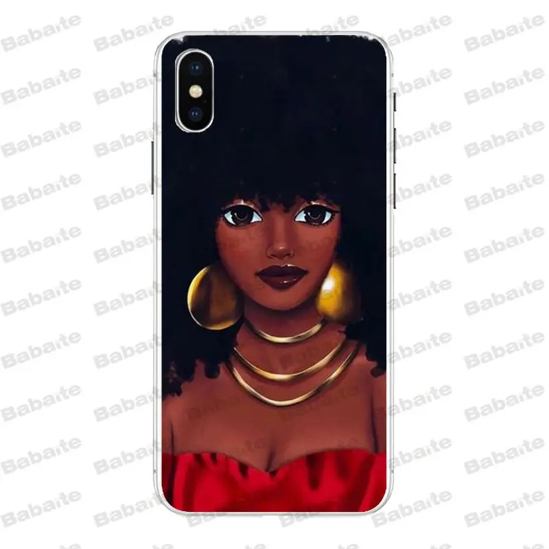 Babaite Black Girl Magic Melanin Poppin Coque Shell чехол для телефона iPhone8 7 6 6S Plus X XS XR XSMax 5 5s SE 5c11 11pro 11promax