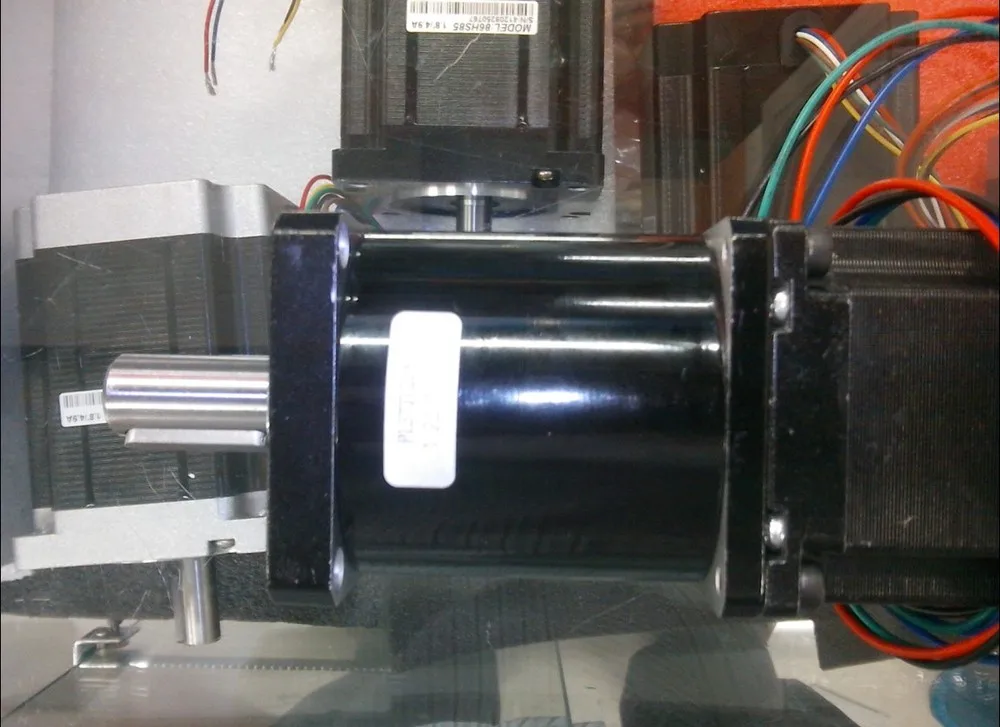 New planetary speed reducer 1:20 install with a Leadshine stepper motor NEMA 23 make up gearbox or gearmotor out 44NM shaft 14 |