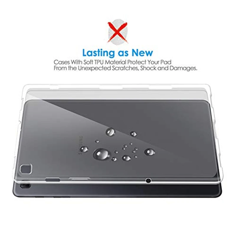 30 шт./лот для Samsung Galaxy Tab A 10 1 2019 ТПУ силиконовый чехол защитный T510 T515 | Компьютеры и