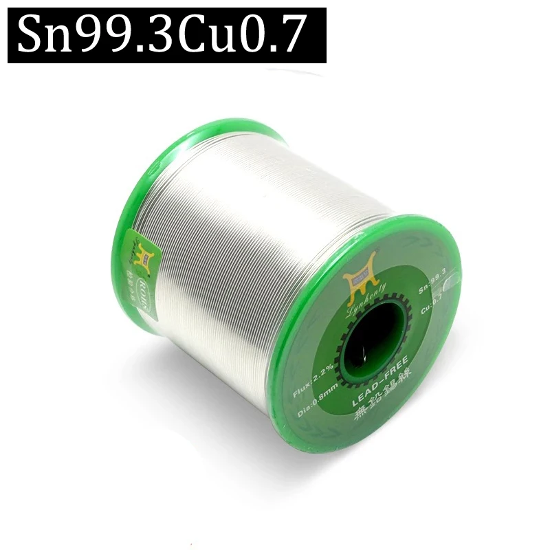 500g Lead Free Solder Wire Health Sn:99.3% Tin Melt Rosin Core Big Roll Model:Sn99.3-0.7Cu | Инструменты