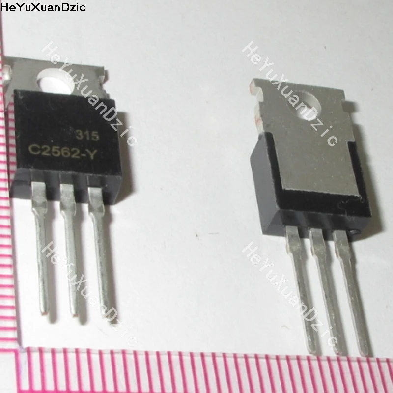 

HeYuXuanDzic 10Pcs/ lot 2SC2562-Y 2SC2562 C2562 2562-Y 5A 60V 25W NPN TO-220 Darlington transistor New Original Product