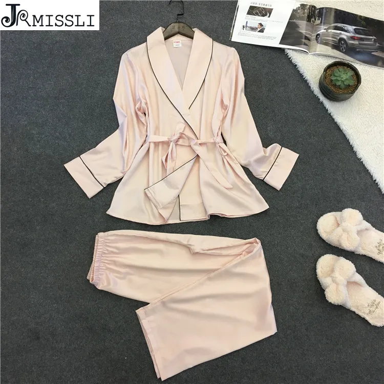 JRMISSLI 2018 халат сексуальный Женский пижамный комплект новая летняя кружевная