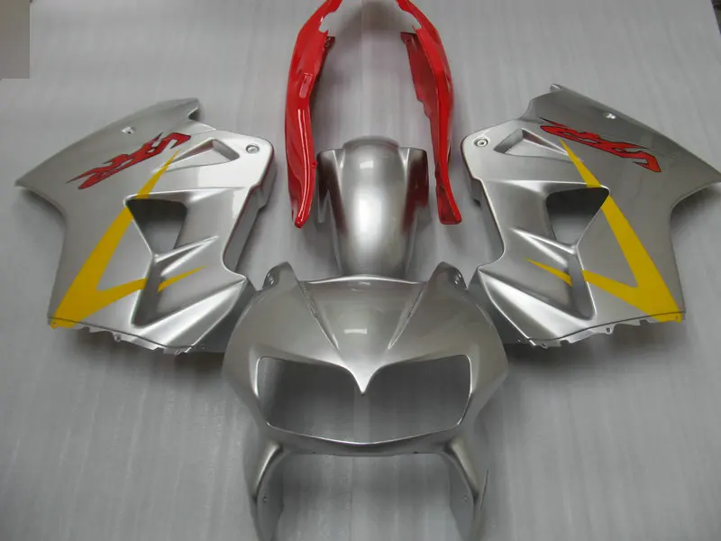 Набор обтекателей для мотоциклов набор HONDA VFR800 98 99 00 01 VFR 800 1998 2000 2001 ABS Red silver +