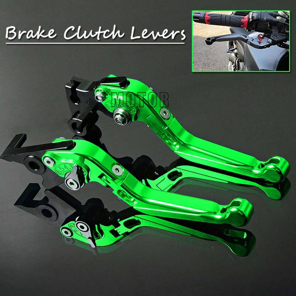 

Складные рычаги тормозной муфты для Kawasaki ZX6R ZX636R ZX6RR 2000-2004 ZZR600 2005-2009 ZX 6 636 R RR ZZR 600