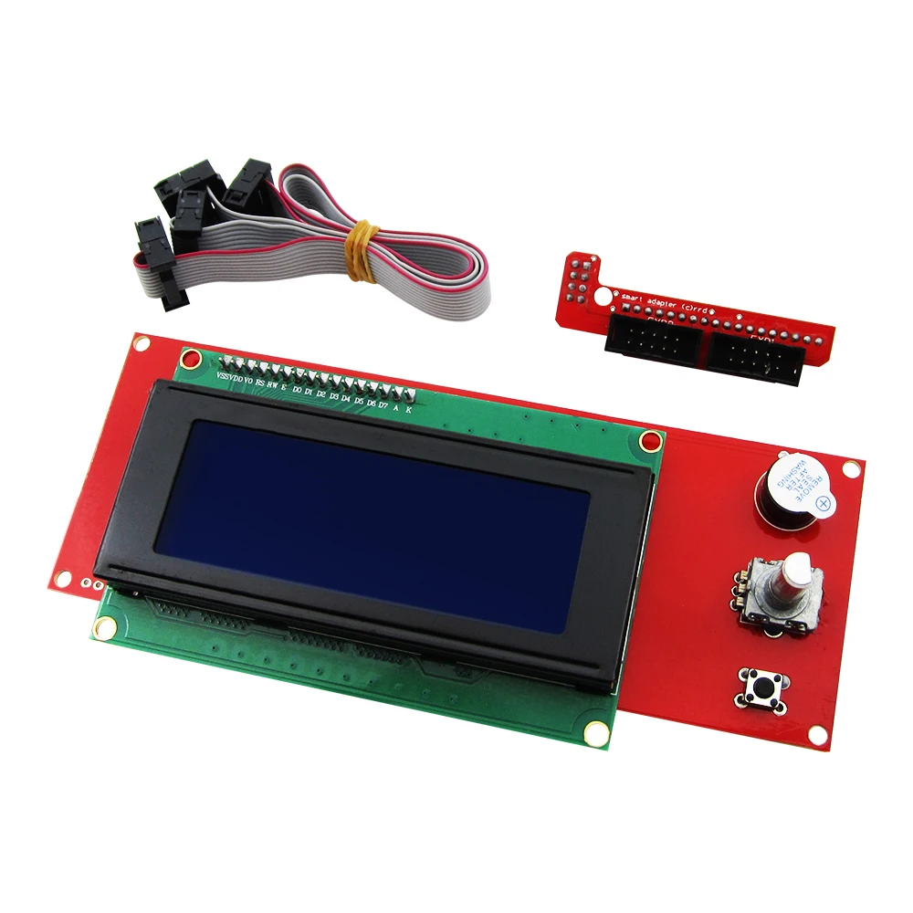 Promotion 3D Printer Kit Reprap Smart Parts Controller Display Ramps 1.4 2004 LCD Control | Электроника
