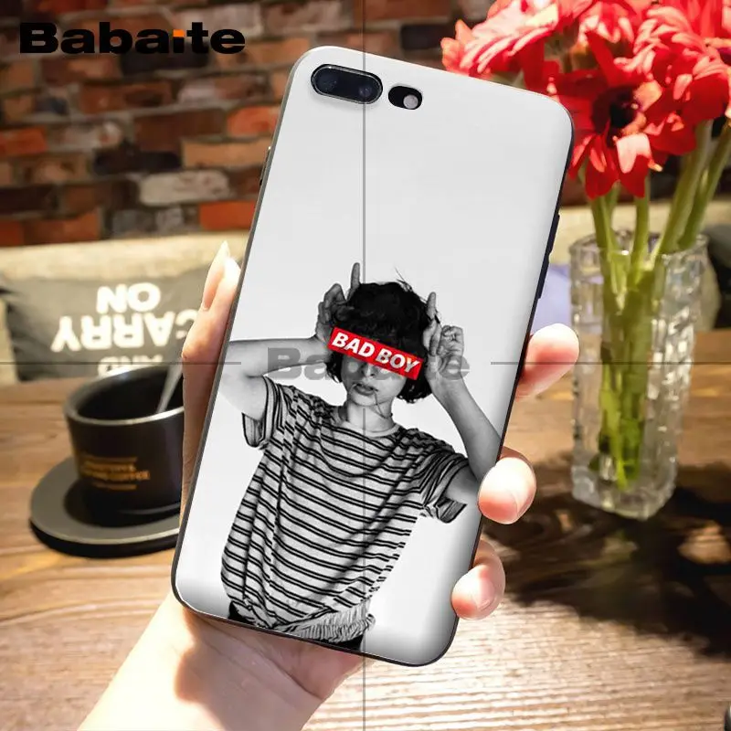 A14 Babaite Finn Wolfhard Stranger Things TPU черный чехол для телефона для Apple iPhone 8 7 6 6S Plus X XS MAX 5 5S SE XR 11 11pro 11promax - Цвет: A14