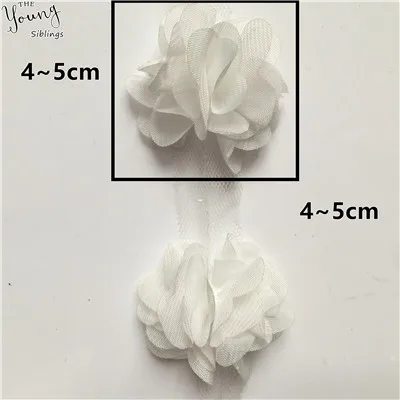 Многоцветные цветы 1 ярд 3D шифоновые цветы кружевное платье украшение кружевная ткань аппликация отделка шитье принадлежности для рукоделия аксессуары