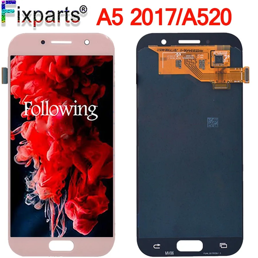 Протестированный Новый для Samsung Galaxy A5 2017 A520 ЖК дисплей кодирующий