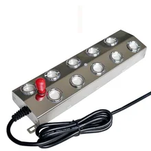 DC 48V 4/6/8/10/12 Head Ultrasonic Mist Maker Fogger Stainless Steel Air Humidifier Greenhouse Aeromist Hydroponics High Quality