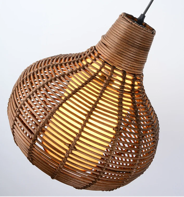 Chinese style creative hand knitting Bamboo art Chandelier Modern rural E27 LED lamp for porch&ampparlor&ampstairs&ampcorridor LHDD053 | Лампы