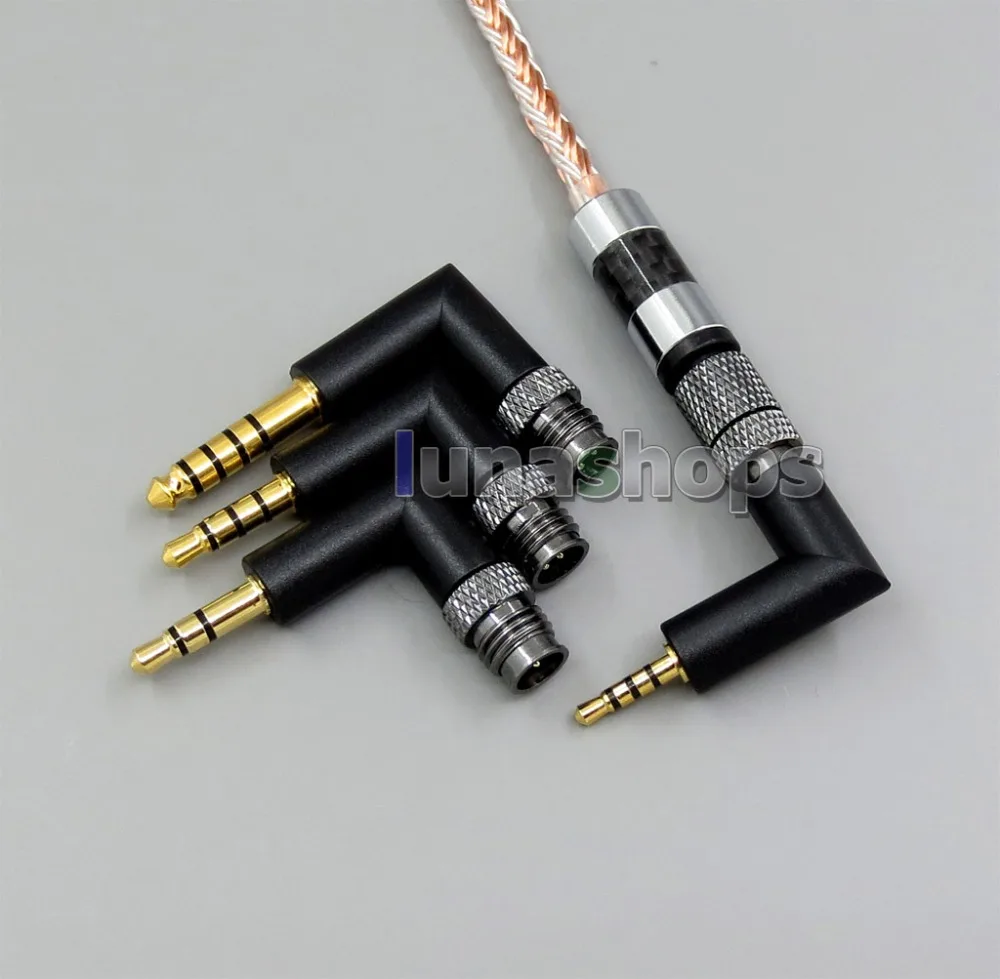 

LN006239 4 in 1 Plug 16 Cores OCC + Pure Silver Plated Cable For Sennheiser HD580 HD600 HD650 HDxxx HD660S HD58x HD6xx