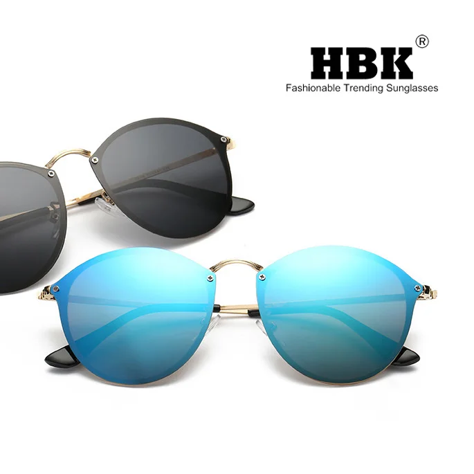 Мужские и женские дорожные очки HBK роскошные поляризационные солнцезащитные без