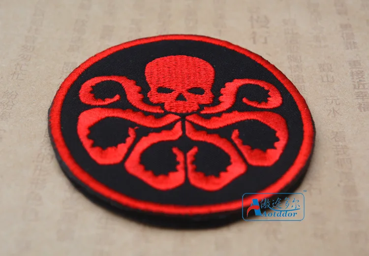 Гидра С. Х. И. Е. Л. Д. Щит логотип вышитые отделы и под прикрытием двухсторонняя нашивка Военная нашивка-бейдж