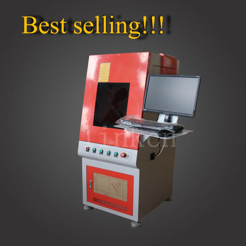 Горячая продажа с ce полное покрытие 20 Вт пластик волокна лазерная маркировочная