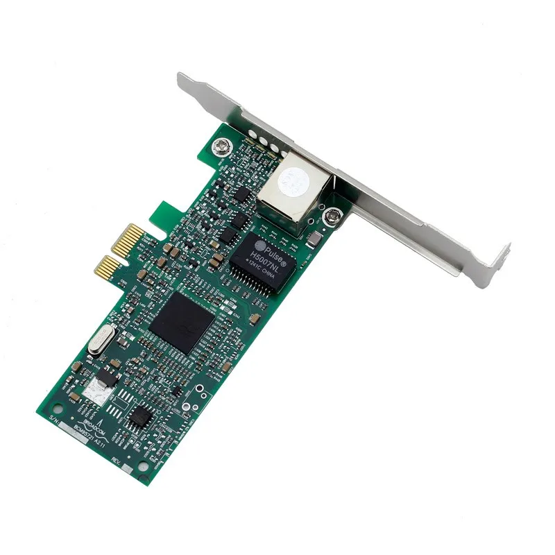 Broadcom NetXtreme BCM5721 Gigabit PCI express сервер сетевой карты 100 м 1000 e NIC адаптер Поддержка