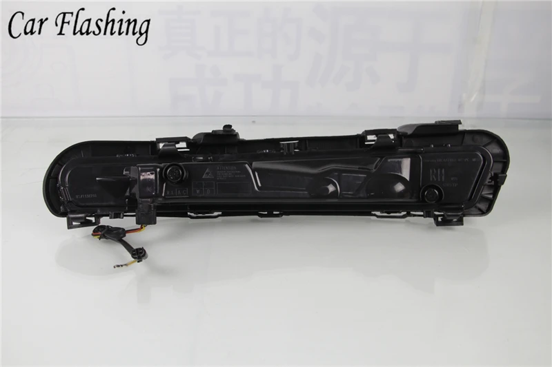Мигающий светодиодный для Ford Mondeo 2011 2012 для дневных ходовых огней светильник DRL Противотуманные лампы 12V реле Дневной светильник с отложным воротником желтый сигнал
