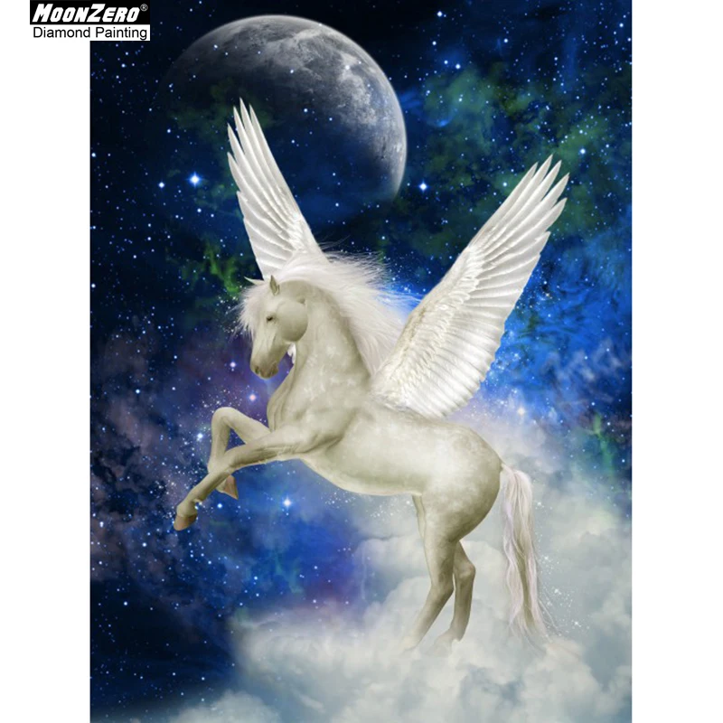 Алмазная 5D картина сделай сам полная смола алмазная вышивка Pegasus 3D ремесла