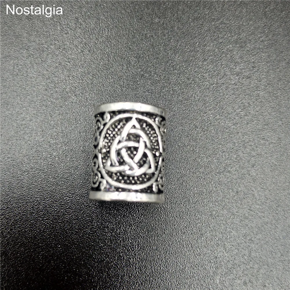 1 шт руны викингов Valknut Vegvisir скандинавский один языческий амулет троица бусины Подвески Diy браслет ювелирных изделий