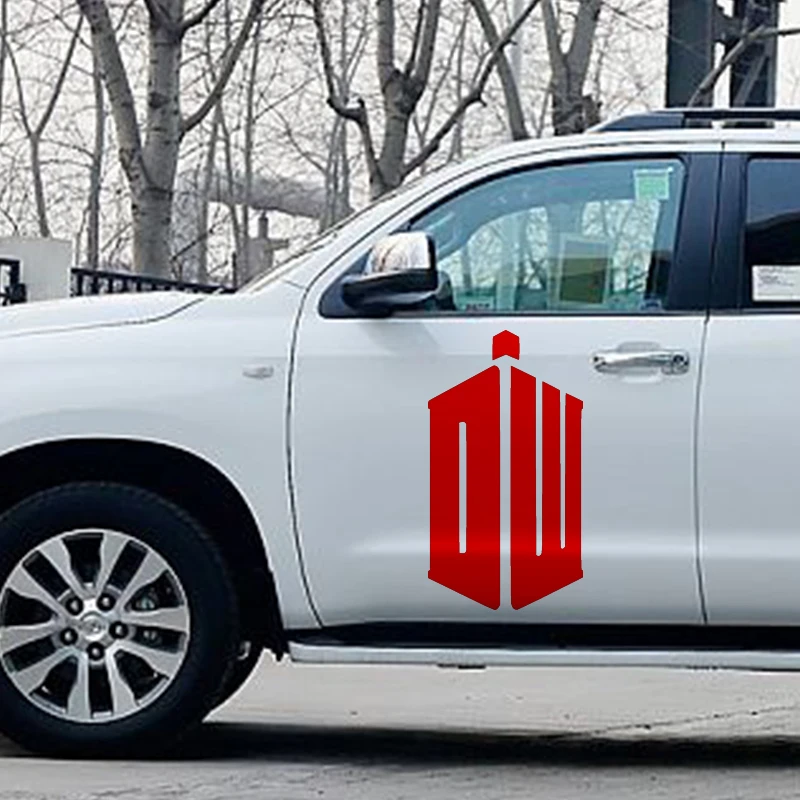 58 см x 31 2 X Доктор Кто Тардис логотип (один для каждой стороны) автомобиль Стикеры