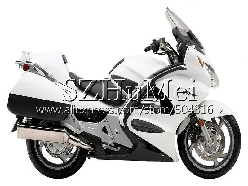 No. 21 Обтекателя Для HONDA Общеевропейская STX1300 ST1300 02 07 08 09 10 11 12 111SH8 ST-1300 ST 1300 Лидер продаж синий 2007 2008 2009 2010 2011 2012 - Цвет: No. 21