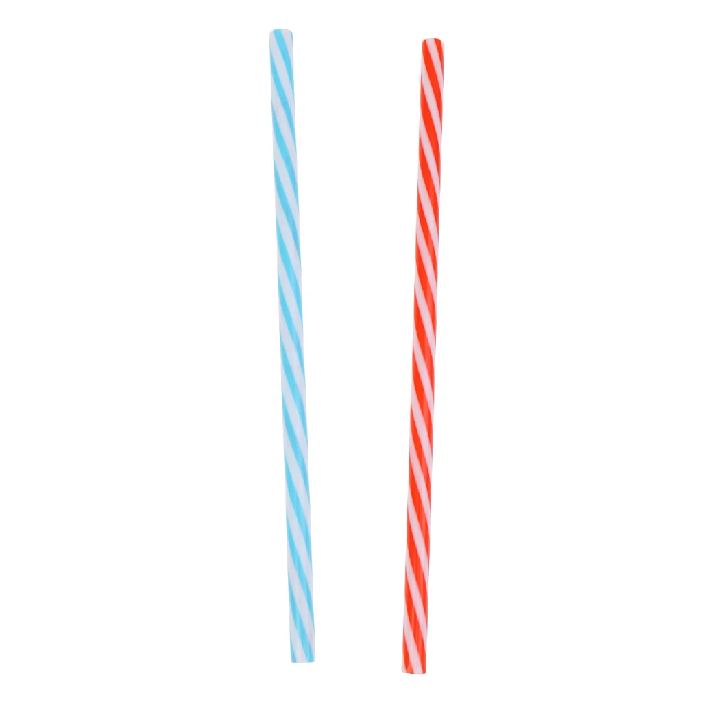 Многоразовая жесткая пластиковая банка в полоску 25x Соломинки + 1 щетка для