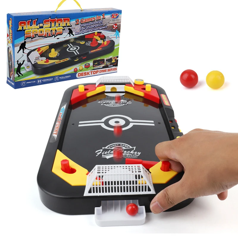 Настольная игра 2 в 1 для детей игры воздушный хоккей настольная интерактивная