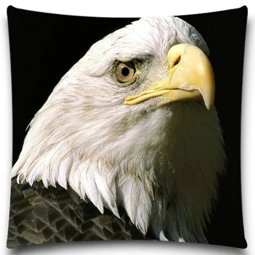 

Eagle Style 5 size 9 style Lucky Pillow Cover Waist Home Office Coffee Supplies Cushion Cover Animal Decorative Pillow case