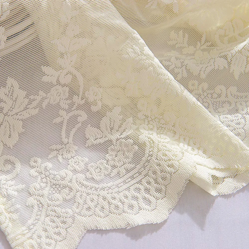Waffle Woven Textured Curtain Valance European Window Covering Bathroom Water Repellent Living Room Bedroom Curtains Kitchen L4