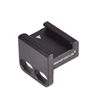 Адаптер крепления холодного башмака под углом 90 градусов для клетки камеры DSLR L-образная ручка кронштейна с анти-ВЫКЛ (гибкий конический) дизайн