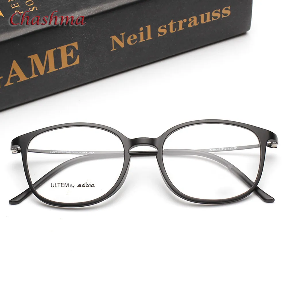 Мужские очки lunette de vue femme модные круглые ULTEM мужские Оптические Оправы ретро