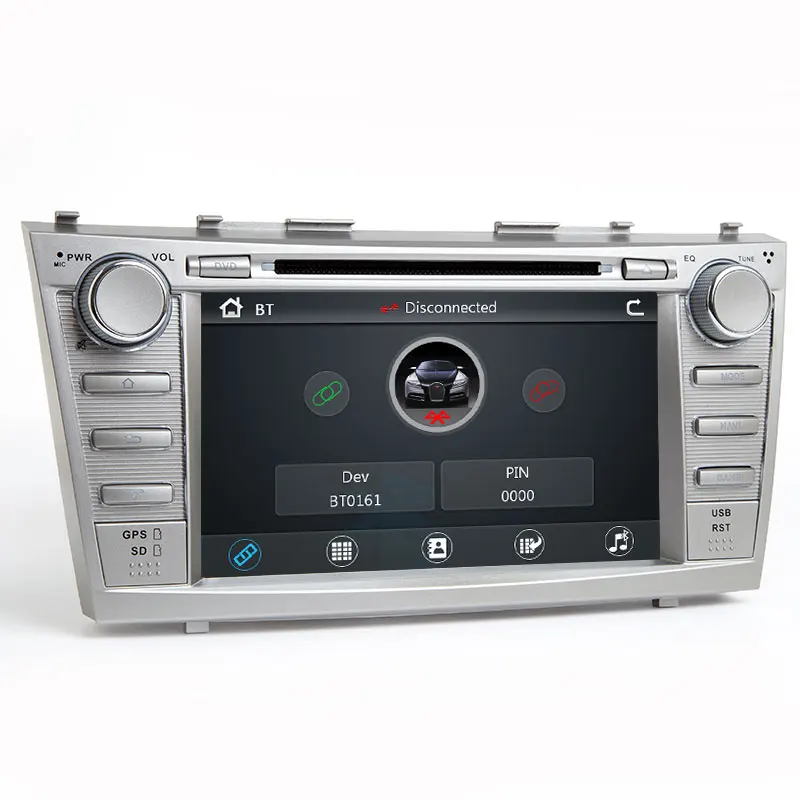 Мультимедийная система Josmile 2 Din Автомобильная DVD для Toyota Camry 2007 2008 2009 2010 2011 Auroin 2006 GPS
