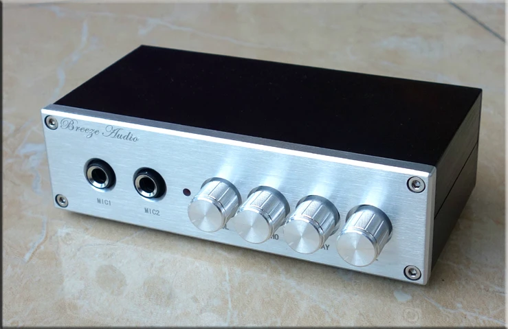 Оригинальный усилитель чипа OF1 JRC5532 + PT2399 микрофон караоке микшер