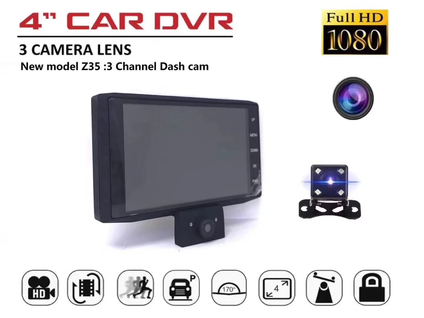 Новая Автомобильная камера с двумя объективами X8000 с gps Full HD 1080P G-sensor с двойным вращающимся на 180 градусов объективом DVR видеорегистратор dfdf