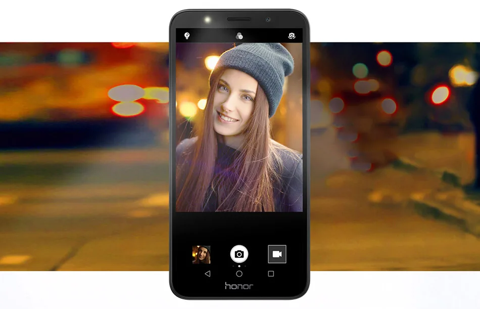 Honor 7 Play 2G 16G 4G LTE MT6739 четырехъядерный 5,45 дюймов 1440*720P 13,0 МП Android 8,1 OTA обновление мобильного телефона