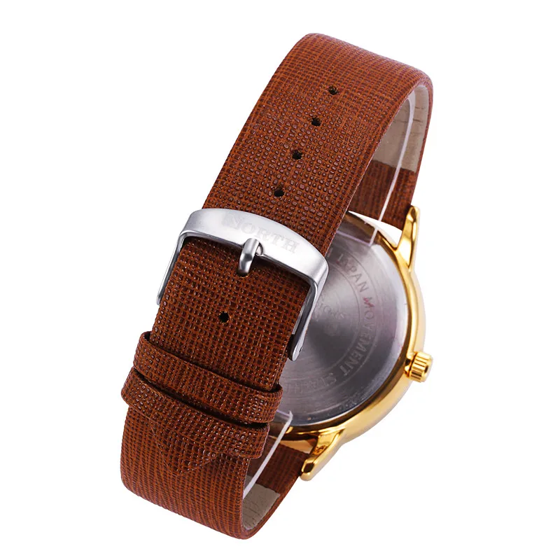 Элитный бренд north часы для мужчин кожа best водостойкий Relogio Masculino Montre Homme синий