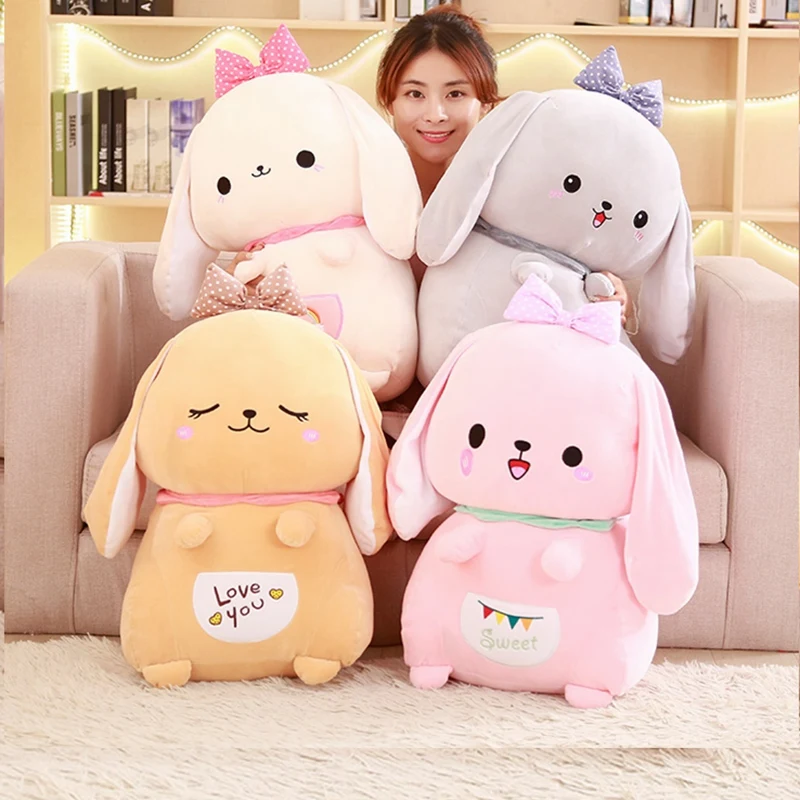 

New Lovely Rabbit Plush baby Toy Stuffed Soft Long Ears Rabbit Doll Kids Toys Animal Toy Birthday Christmas Gift For friend