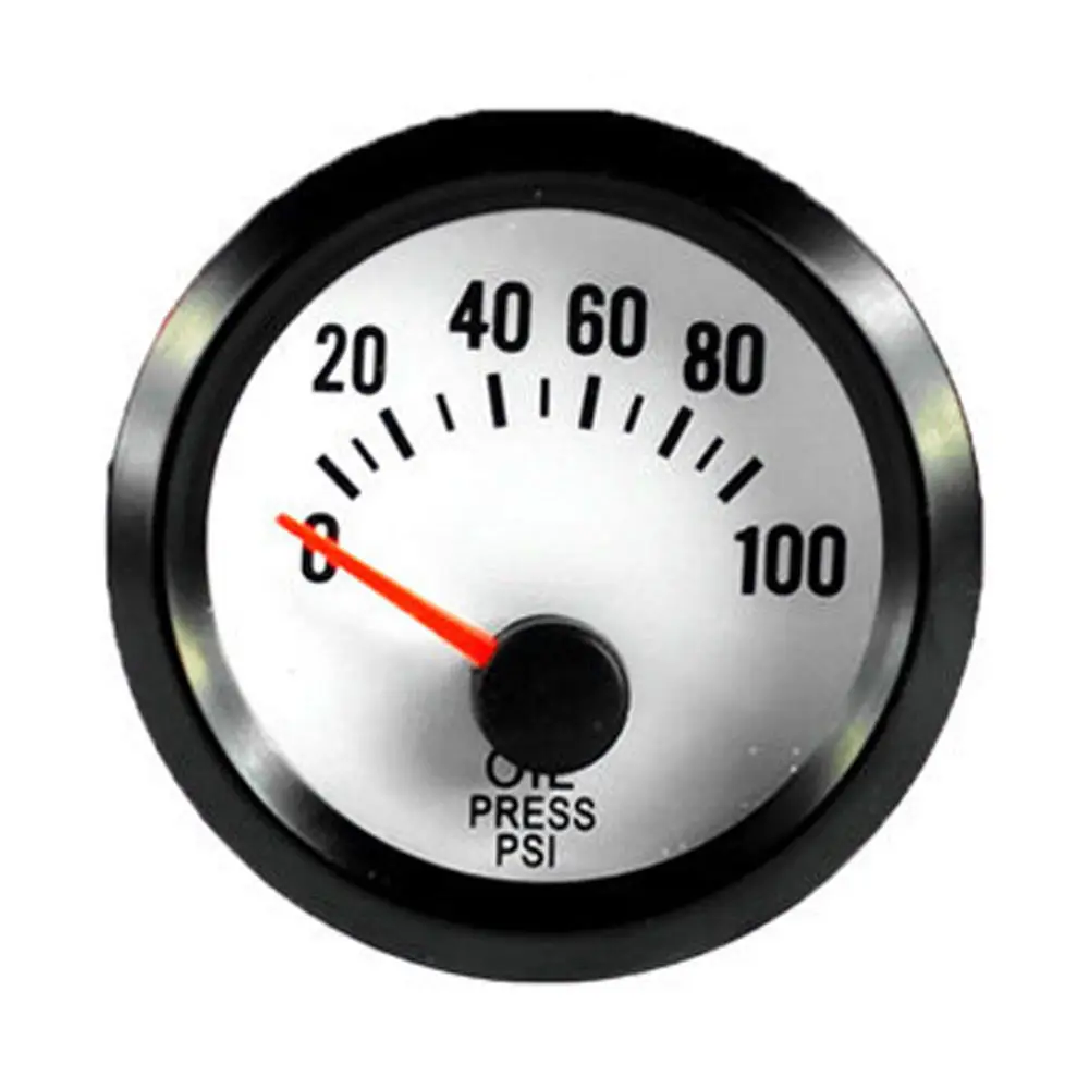 EE Поддержка 2 &quot52 мм черный корпус белый экран авто часы Указатель PSI синий