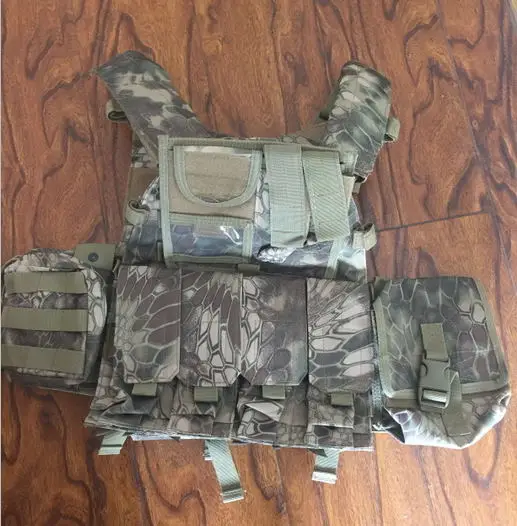 Green python camo Камуфляжный Тактический Жилет Molle CIRAS Airsoft Боевой жилет охотничье снаряжение для одежды чехол Разъемный бронежилет - Цвет: Green python camo